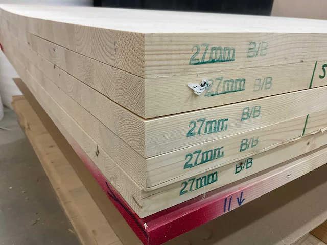 Vuren paneel 500x121x2,7 cm (5x) - afbeelding 6 van  6