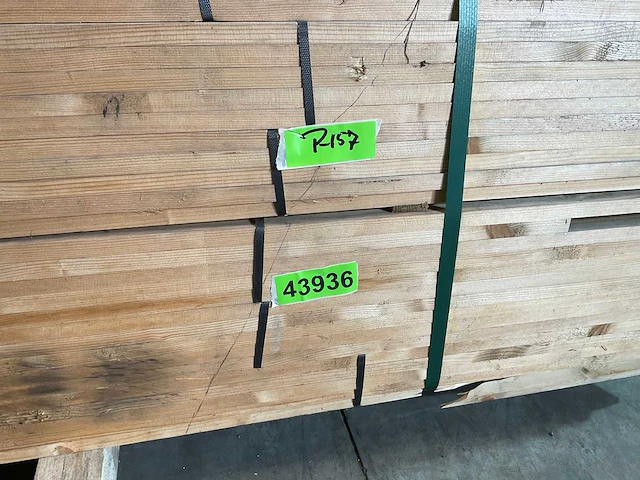 Vuren panlat 390x4,5x1,8 cm (200x) - afbeelding 6 van  6