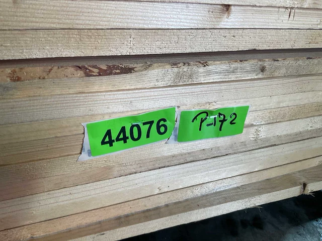 Vuren panlat 540x5x2,2 cm (440x) - afbeelding 5 van  5