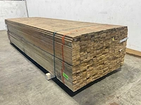 Vuren panlat geschaafd 270x5x2.2 cm (250x) - afbeelding 1 van  6
