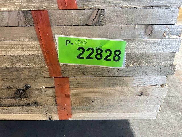 Vuren panlat geschaafd 270x5x2.2 cm (250x) - afbeelding 6 van  6
