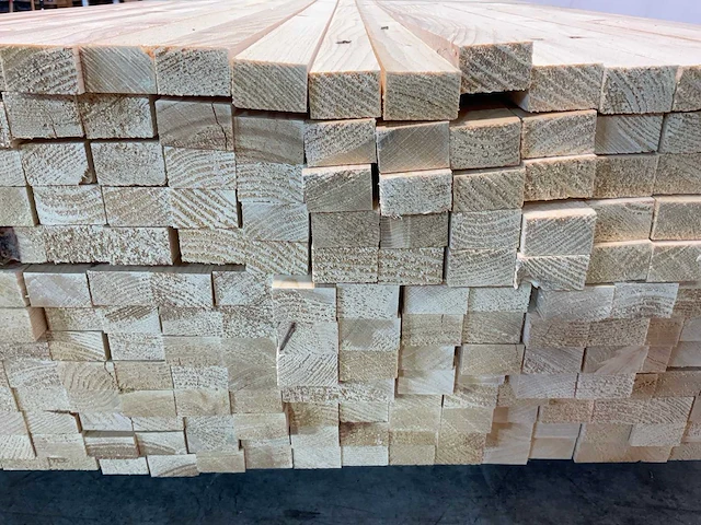 Vuren panlat geschaafd 540x4,5x2,8 cm (127x) - afbeelding 6 van  7