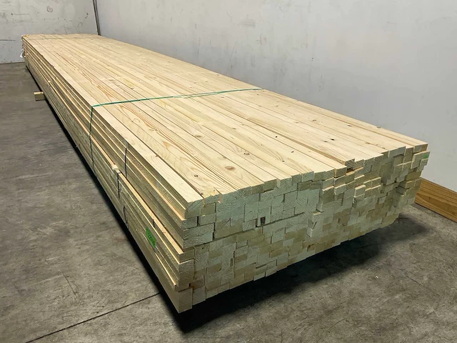 Vuren panlat geschaafd 540x4,5x2,8 cm (150x) - afbeelding 5 van  7
