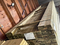 Vuren panlatten groen geïmpregneerd 3900x42x22mm (528x) - afbeelding 1 van  3