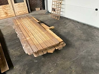 Vuren picknicktafel met open instap - 240x70x78 cm - afbeelding 2 van  8