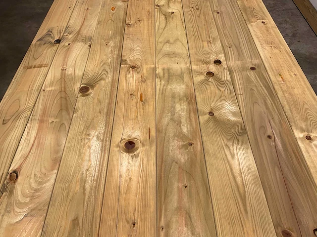 Vuren plank 225x13,8x1,7 cm (384x) - afbeelding 5 van  8