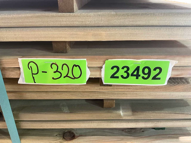 Vuren plank 225x13,8x1,7 cm (384x) - afbeelding 6 van  8