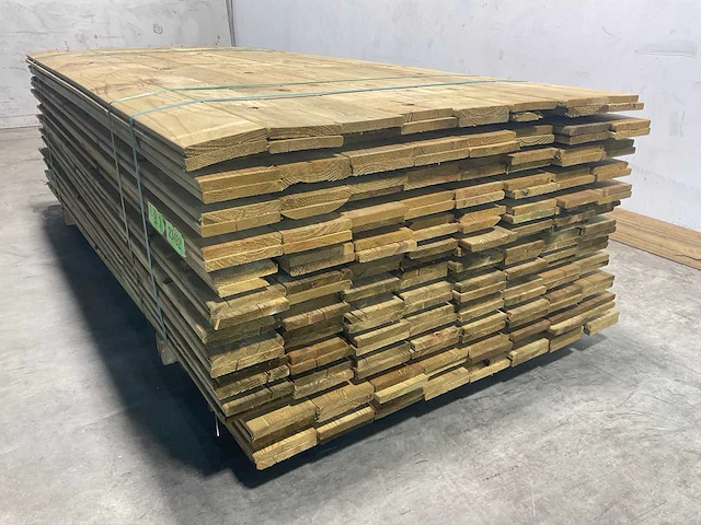 Vuren plank 225x13,8x1,7 cm (384x) - afbeelding 7 van  8