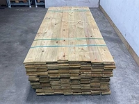 Vuren plank 225x13,8x1,7 cm (384x) - afbeelding 3 van  8