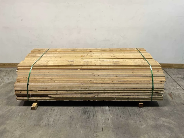Vuren plank 250x20x3 cm (106x) - afbeelding 1 van  5