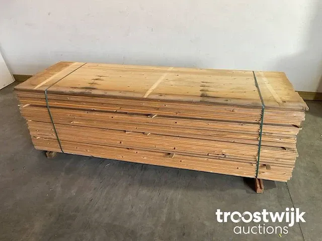 Vuren plank 270x12x1.8 cm - afbeelding 1 van  9