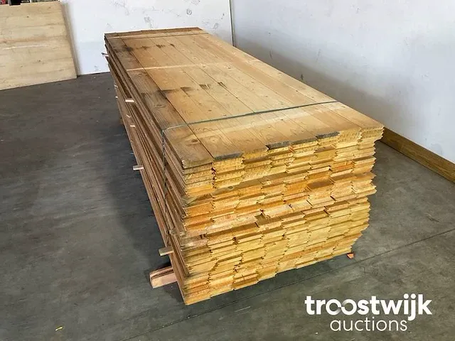Vuren plank 270x12x1.8 cm - afbeelding 2 van  9