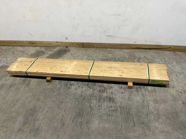 Vuren plank 270x7x2 cm (30x) - afbeelding 3 van  6