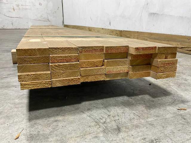 Vuren plank 270x7x2 cm (30x) - afbeelding 4 van  6