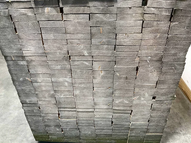 Vuren plank 300x12,5x3 cm (100x) - afbeelding 4 van  5