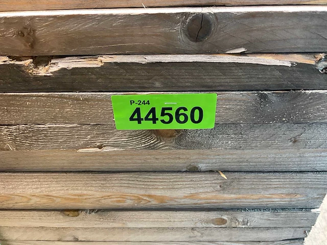 Vuren plank 300x12,5x3 cm (100x) - afbeelding 5 van  5