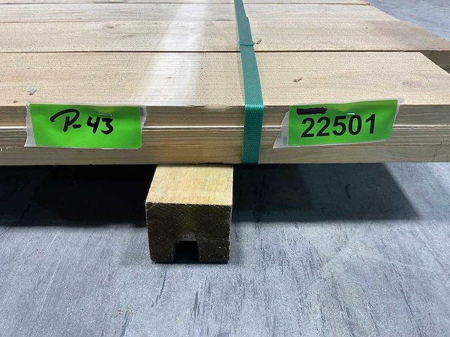 Vuren plank 300x14,5x2 cm (21x) - afbeelding 4 van  5