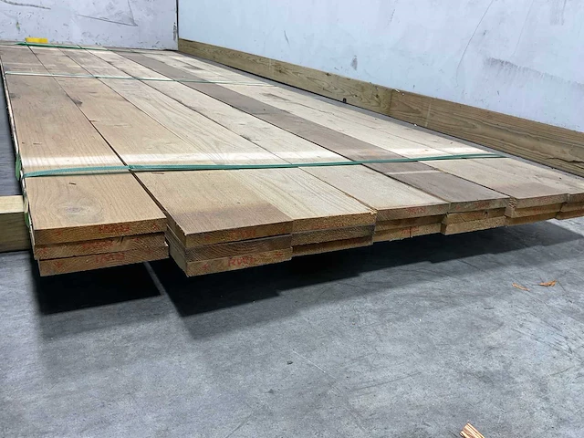 Vuren plank 300x14,5x2 cm (21x) - afbeelding 5 van  5
