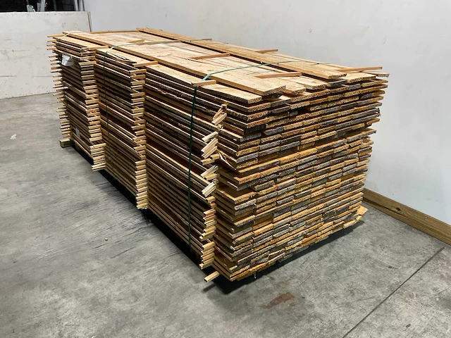 Vuren plank 300x14x2 cm (37x) - afbeelding 2 van  6