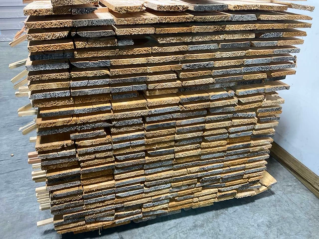 Vuren plank 300x14x2 cm (37x) - afbeelding 3 van  6