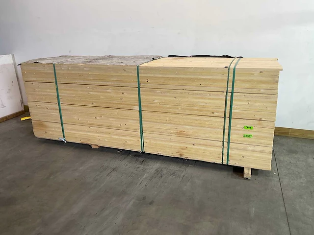 Vuren plank 330x17,5x2,2 cm (50x) - afbeelding 1 van  6