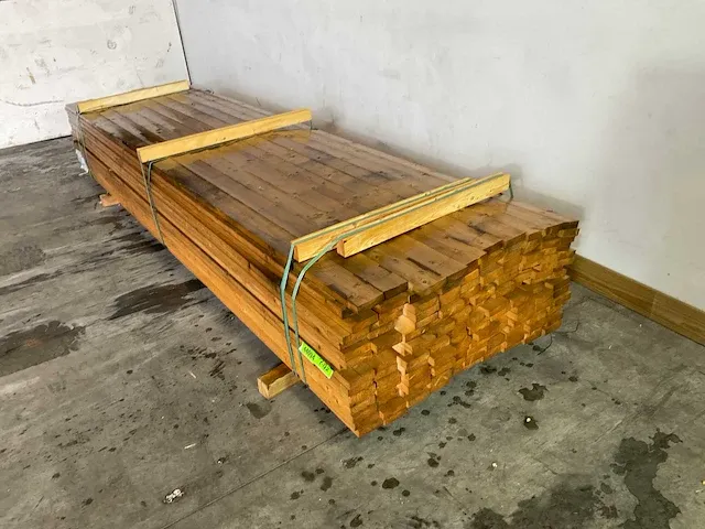 Vuren plank 360x10x3,2 cm (25x) - afbeelding 2 van  5