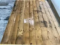 Vuren plank 360x10x3,2 cm (25x) - afbeelding 3 van  5