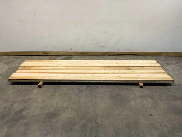 Vuren plank 360x12,5x2,5 cm (21x) - afbeelding 1 van  6