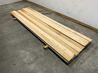 Vuren plank 360x12,5x2,5 cm (21x) - afbeelding 2 van  6