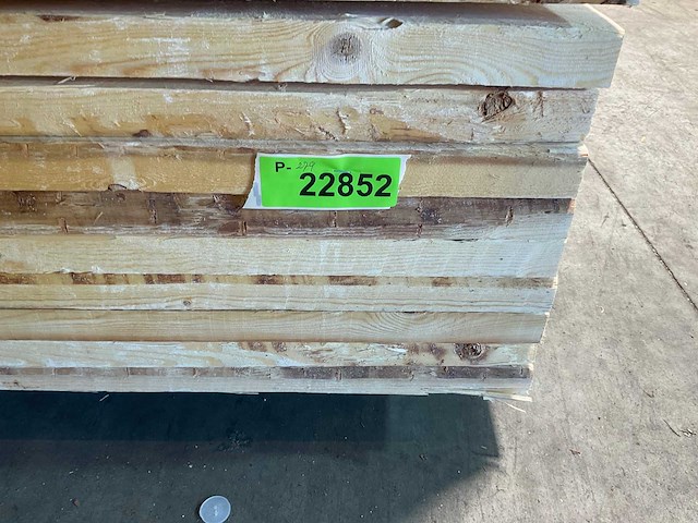 Vuren plank 360x15x3.2 cm (40x) - afbeelding 6 van  6