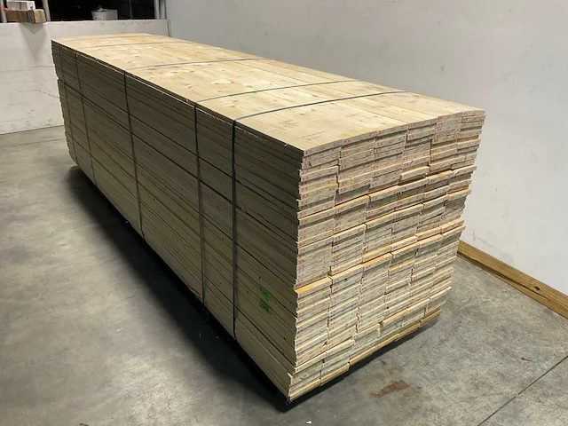 Vuren plank 360x17x2,3 cm (50x) - afbeelding 3 van  6