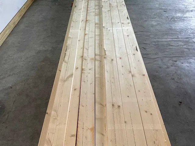 Vuren plank 390-450x14x3.5 cm (30x) - afbeelding 5 van  8