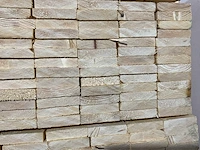 Vuren plank 390x10x2,2 cm (130x) - afbeelding 4 van  5