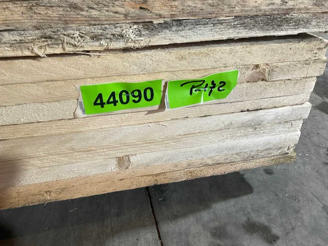 Vuren plank 390x10x2,2 cm (130x) - afbeelding 5 van  5
