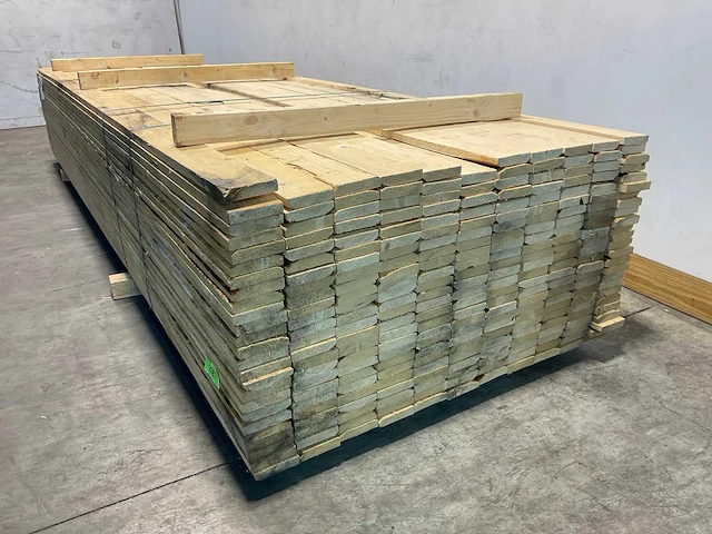 Vuren plank 390x10x2,2 cm (137x) - afbeelding 5 van  7