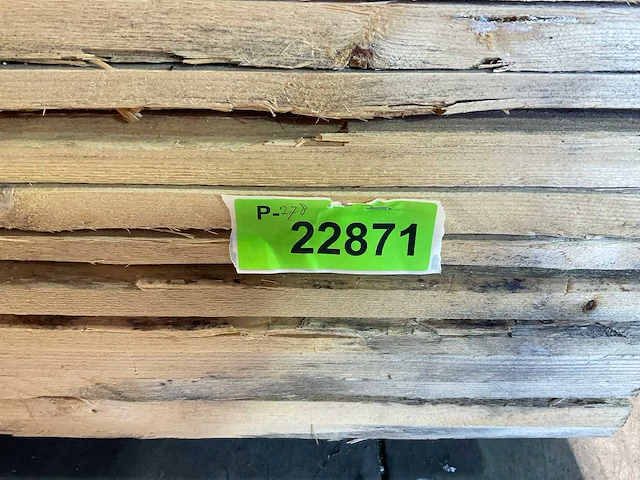 Vuren plank 390x10x2,2 cm (137x) - afbeelding 7 van  7