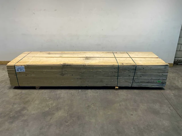 Vuren plank 390x10x2,2 cm (137x) - afbeelding 2 van  7
