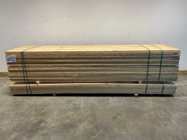 Vuren plank 390x20x2,2 cm (20x) - afbeelding 2 van  7