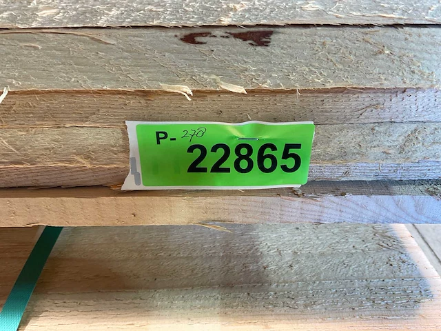 Vuren plank 390x20x2,2 cm (20x) - afbeelding 3 van  7