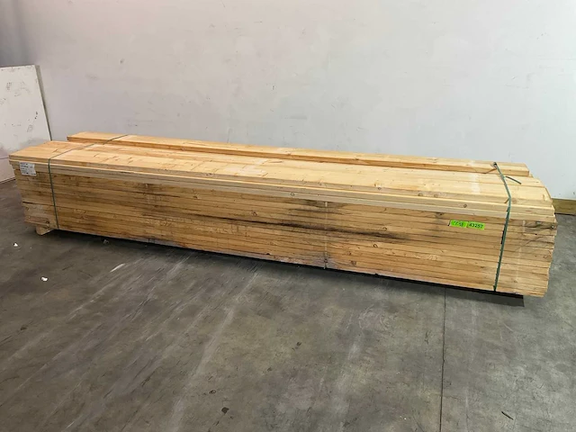 Vuren plank 390x23.5x3.7 cm (4x) - afbeelding 1 van  5