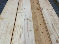 Vuren plank 390x23.5x3.7 cm (4x) - afbeelding 4 van  5