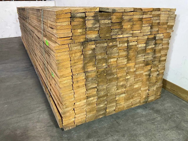 Vuren plank 420x10x2 cm (18x) - afbeelding 4 van  6