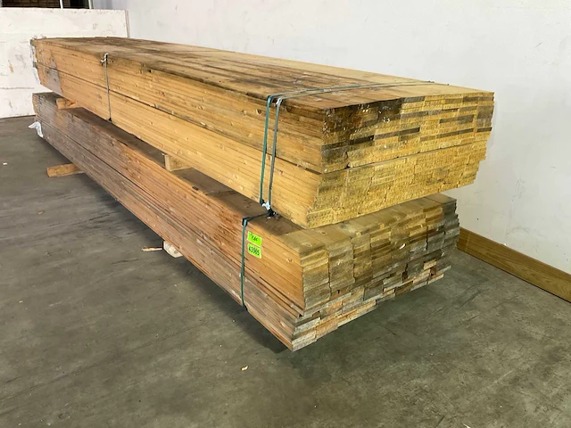 Vuren plank 420x12x2 cm (54x) - afbeelding 2 van  5