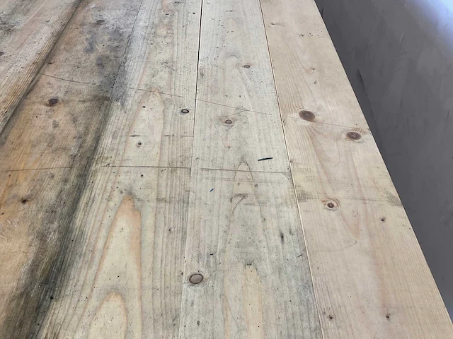 Vuren plank 420x12x2 cm (54x) - afbeelding 4 van  5