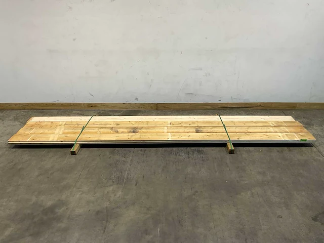 Vuren plank 420x19x2,5 cm (8x) - afbeelding 2 van  9