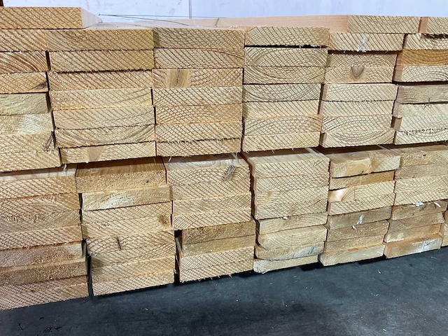 Vuren plank 420x9.5x1.8 cm (169x) - afbeelding 5 van  6