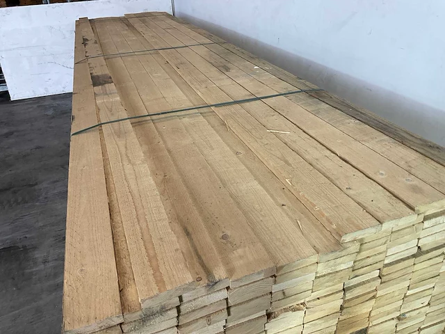 Vuren plank 450x10x2,2 cm (40x) - afbeelding 3 van  5