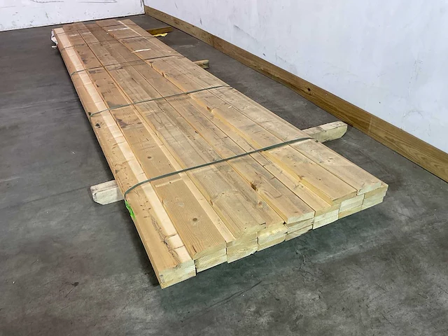 Vuren plank 450x12x3 cm (28x) - afbeelding 2 van  5