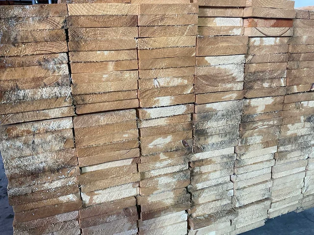 Vuren plank 450x15x2,2 cm (60x) - afbeelding 4 van  5