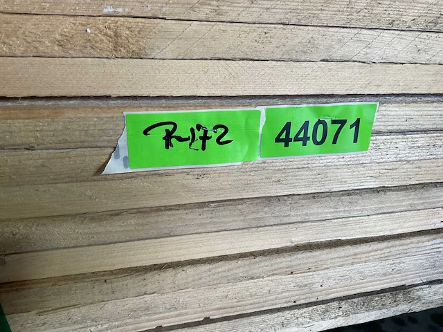 Vuren plank 450x15x2,2 cm (60x) - afbeelding 5 van  5